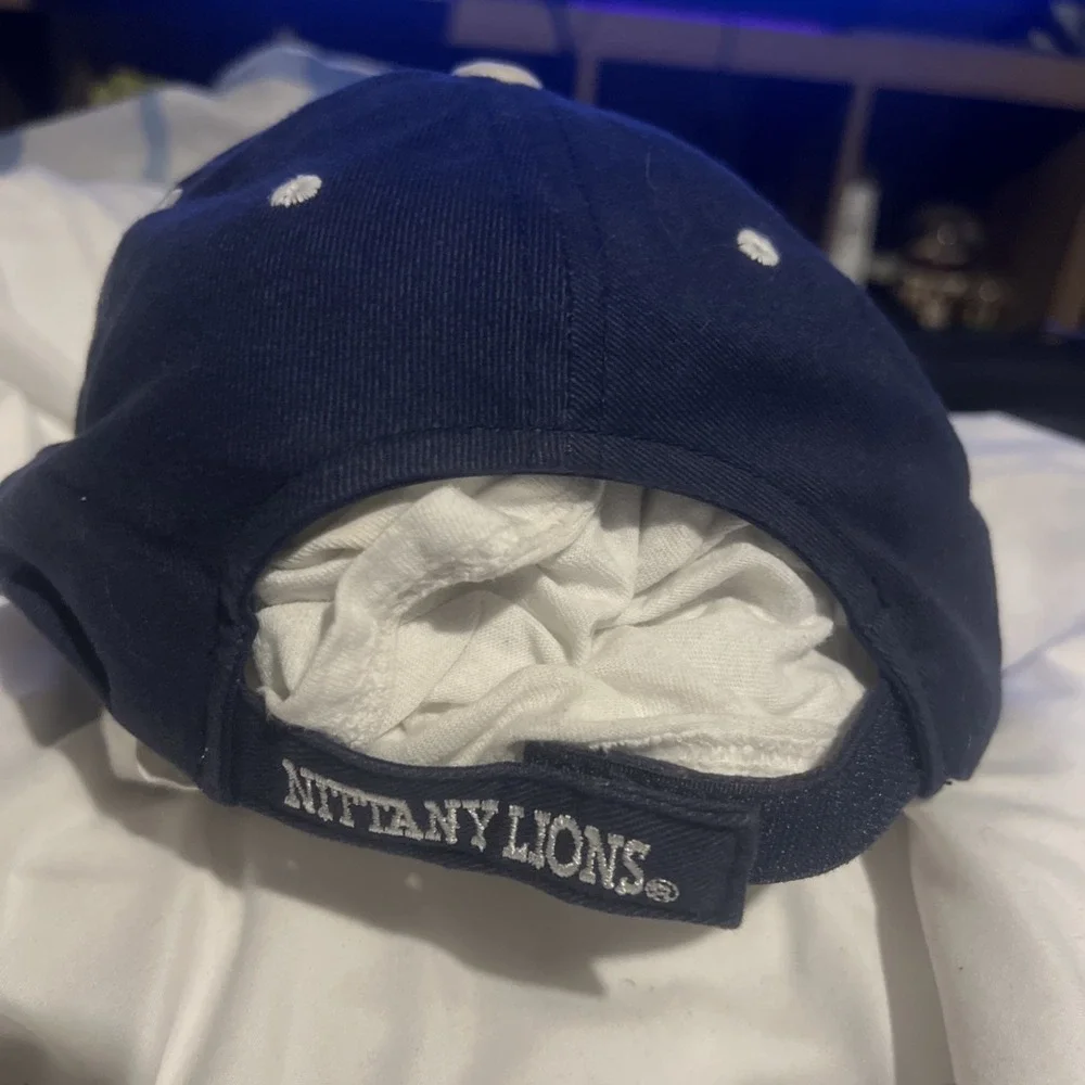 Penn State Cycling Cap Nittany‎ Lions Hat Blue Denim Embroidered One Size